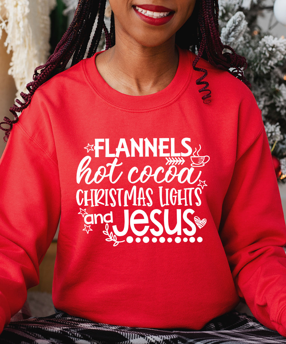 Flannels & Jesus Sweatshirt
